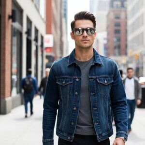 NEW MENS Manhattan Metal Classic Edgy Trending Designer Style Sunglasses White